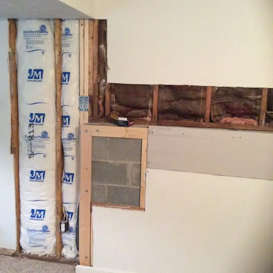 Wall insulation replacement during Contents Cleaning & Restoration in Missouri City